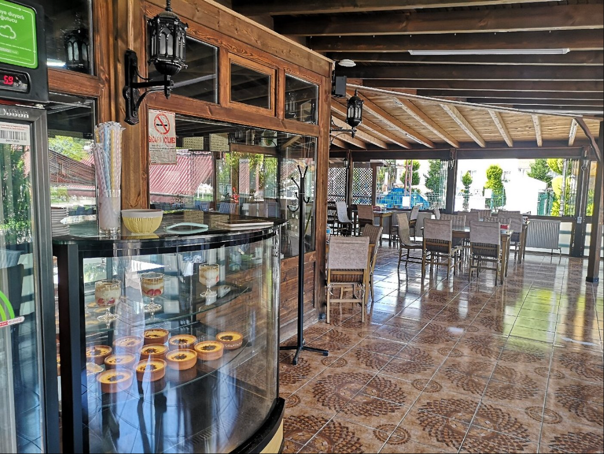 Hasbahçe restoranın ailecek keyifli vakit geçirme alanı